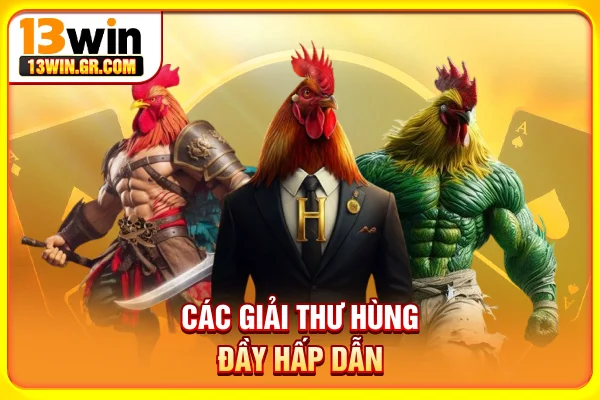 Các giải thư hùng đầy hấp dẫn