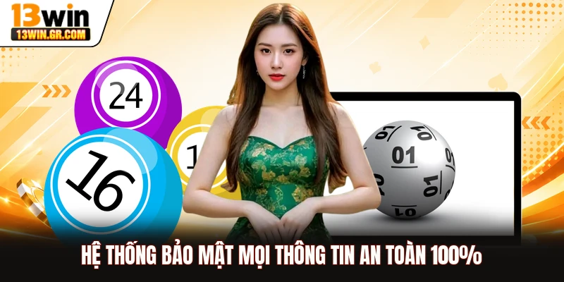 Hệ thống bảo mật mọi thông tin an toàn 100%