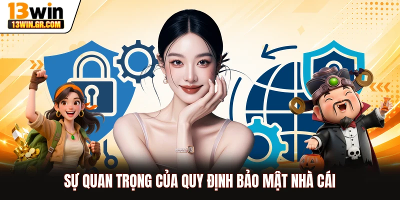 Chính Sách Bảo Mật 13WIN - Đảm Bảo Quyền Riêng Tư Thành Viên Sự quan trọng của quy định bảo mật nhà cái